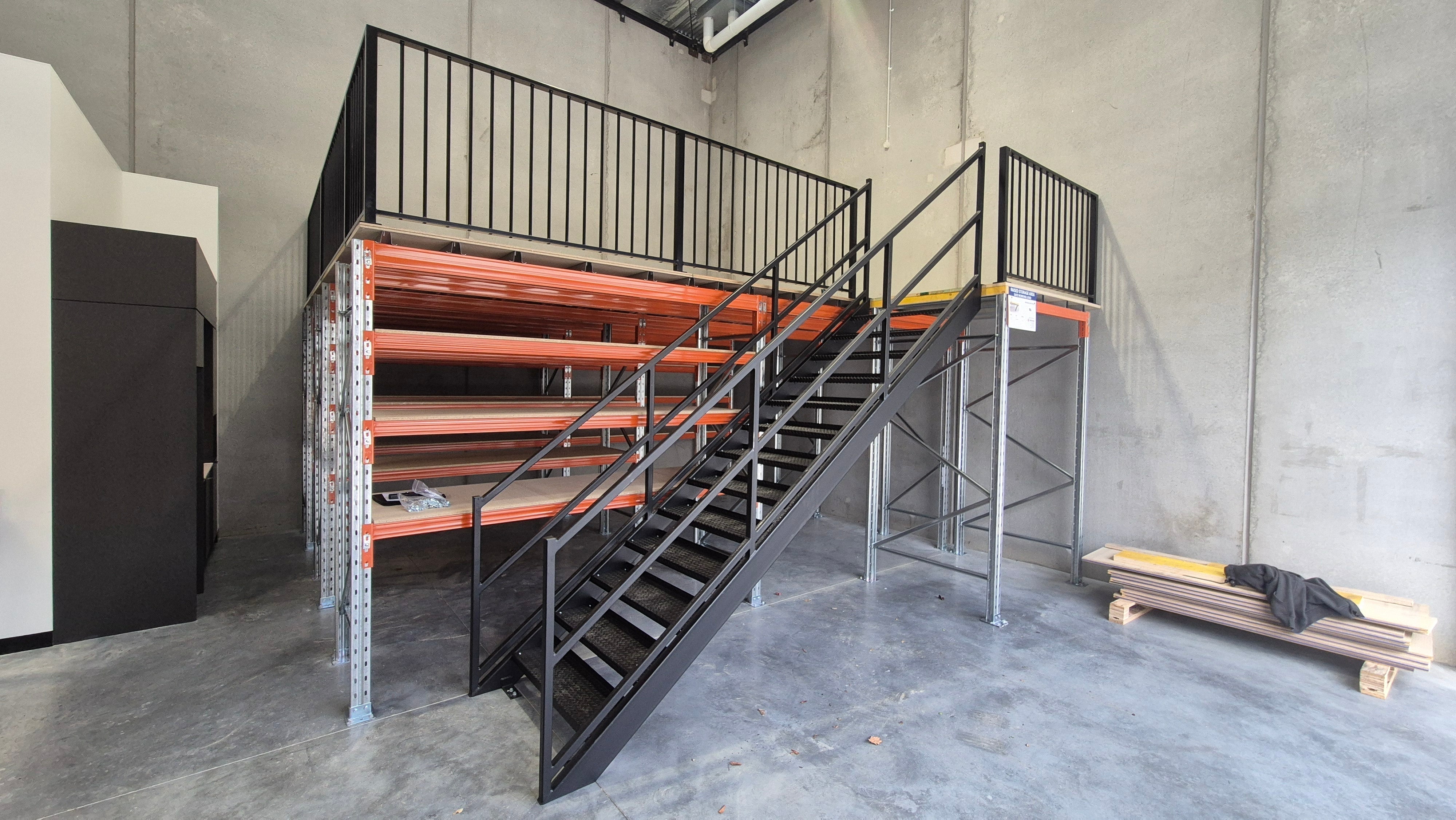 Rack Supported Mezzanine Floor
