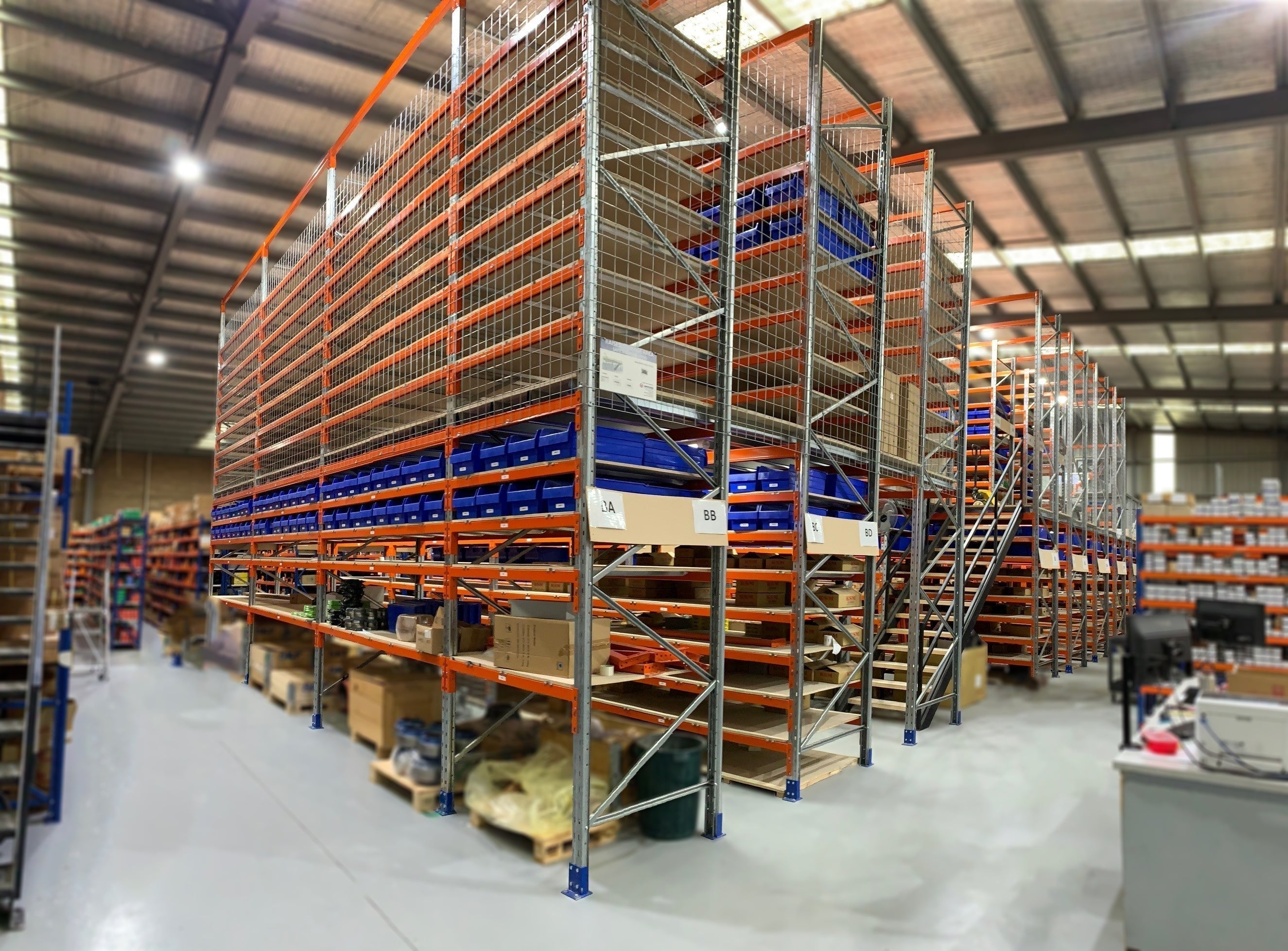 Pallet Rack Supported Mezzanine Floor