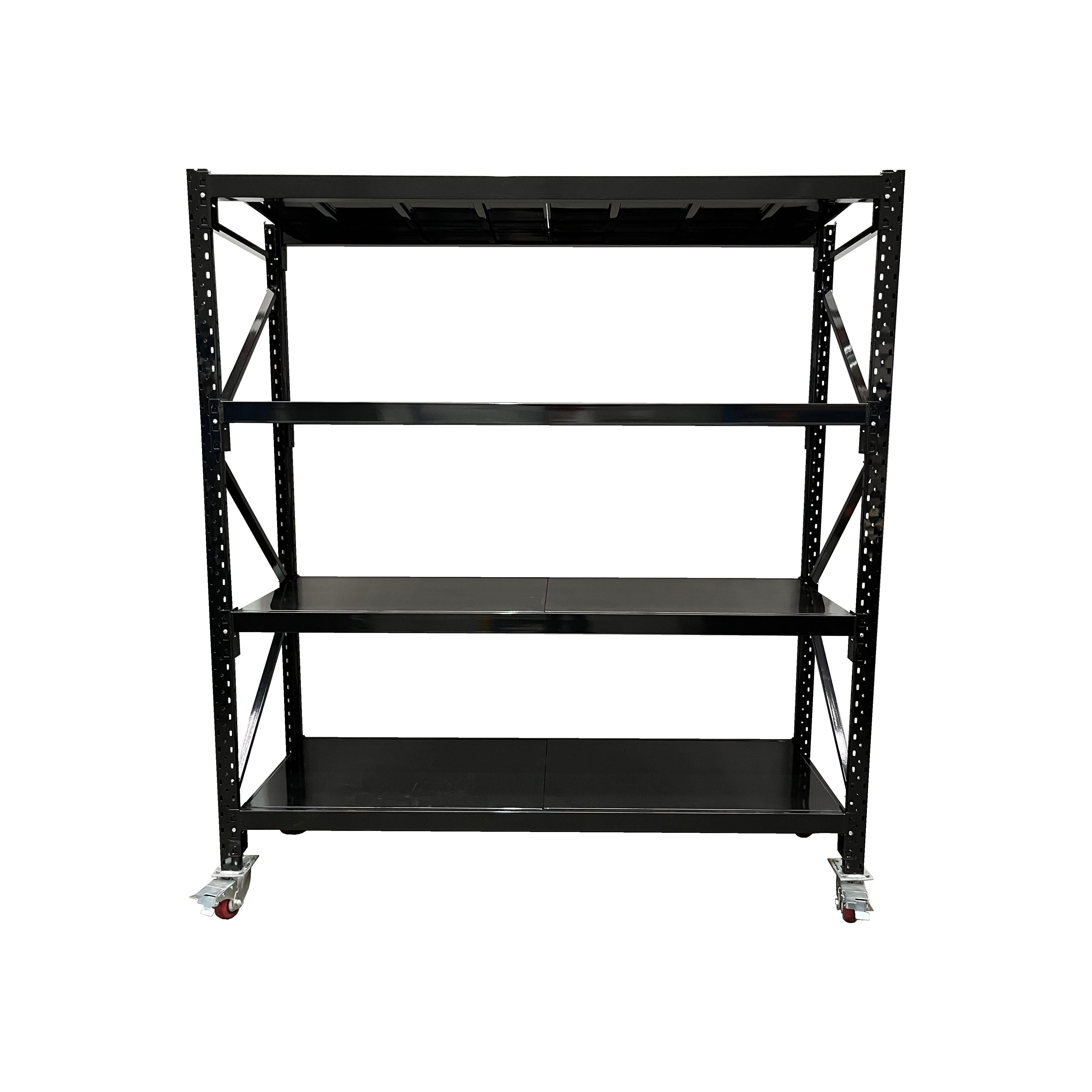 ReadyRack Black Mobile Metal Shelving 2150mm (h) x 1800mm (l)