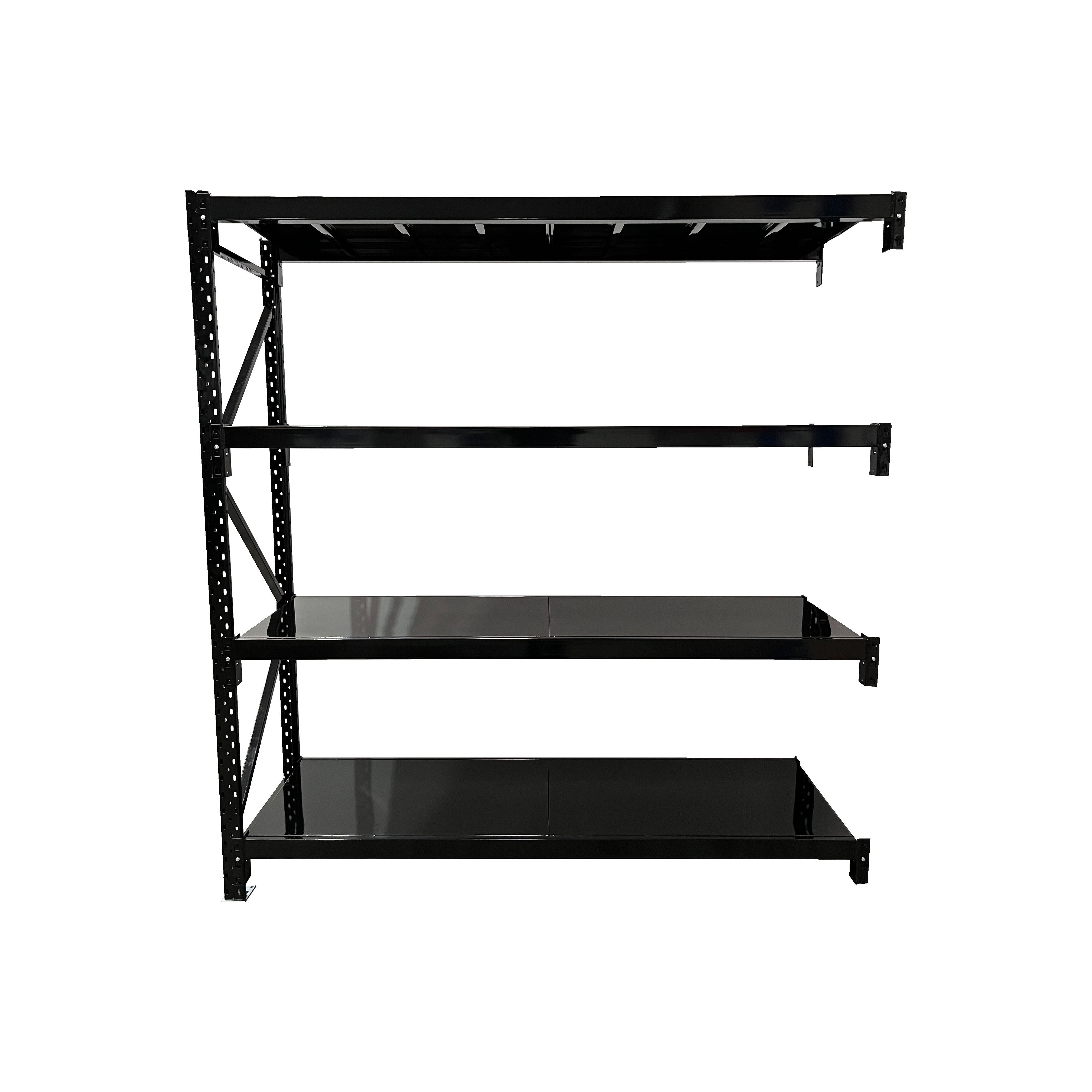ReadyRack Black Long Span Shelving 2000mm High Add On Bay 1800mm Wide C/W 4
