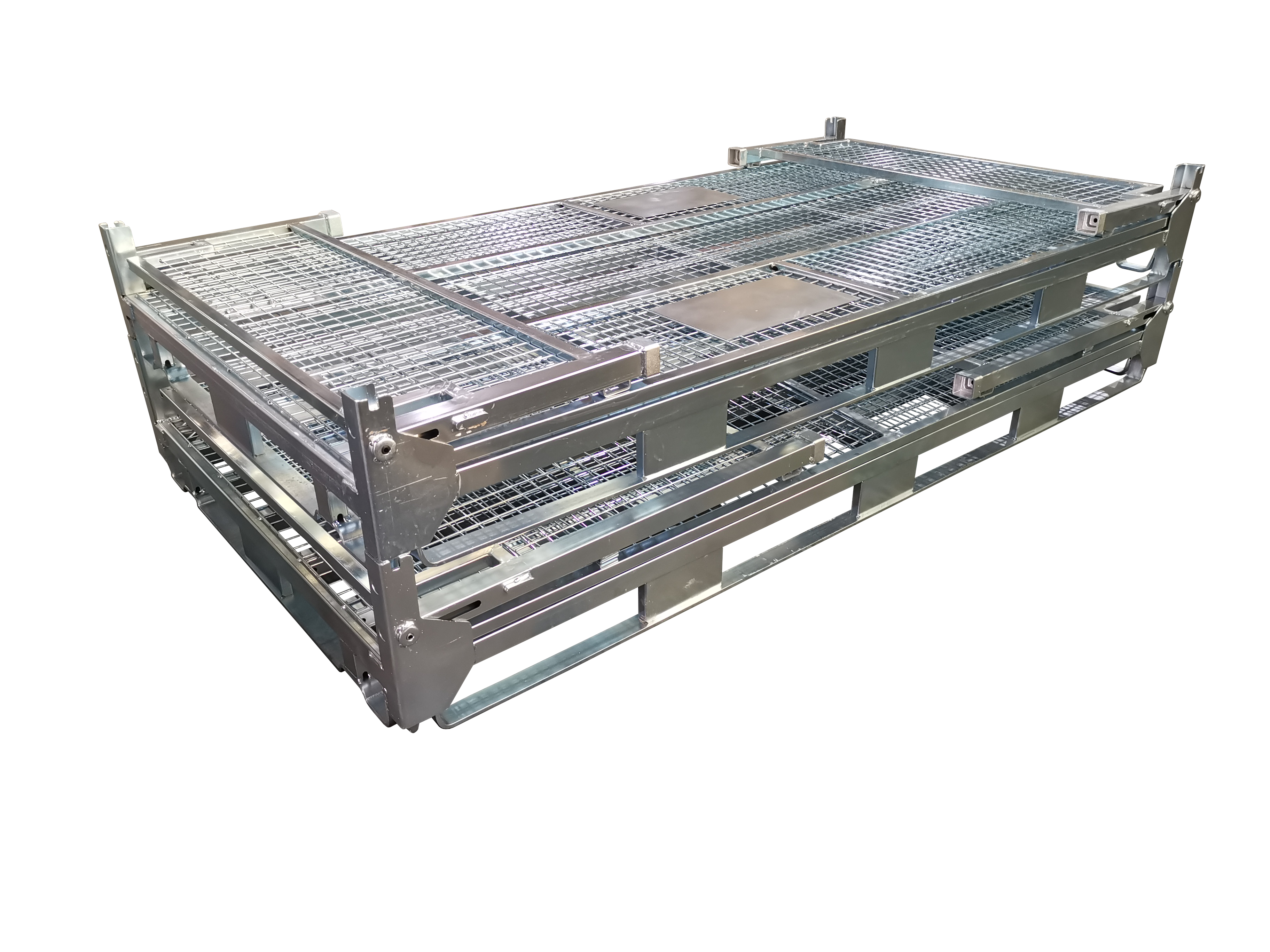 Double Collapsible Full Height Pallet Cage