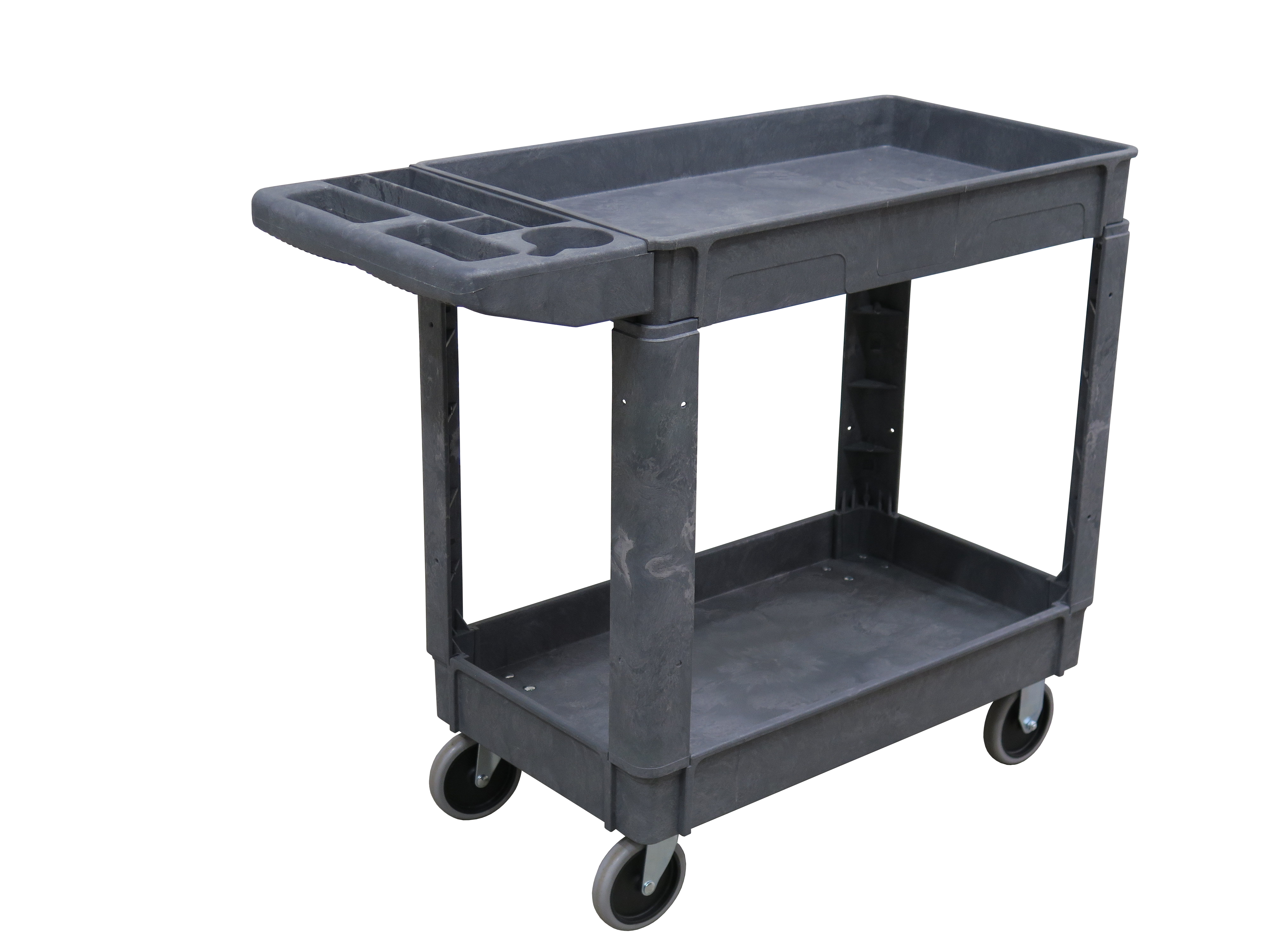 Plastic Warehouse Cart - 2 Tier