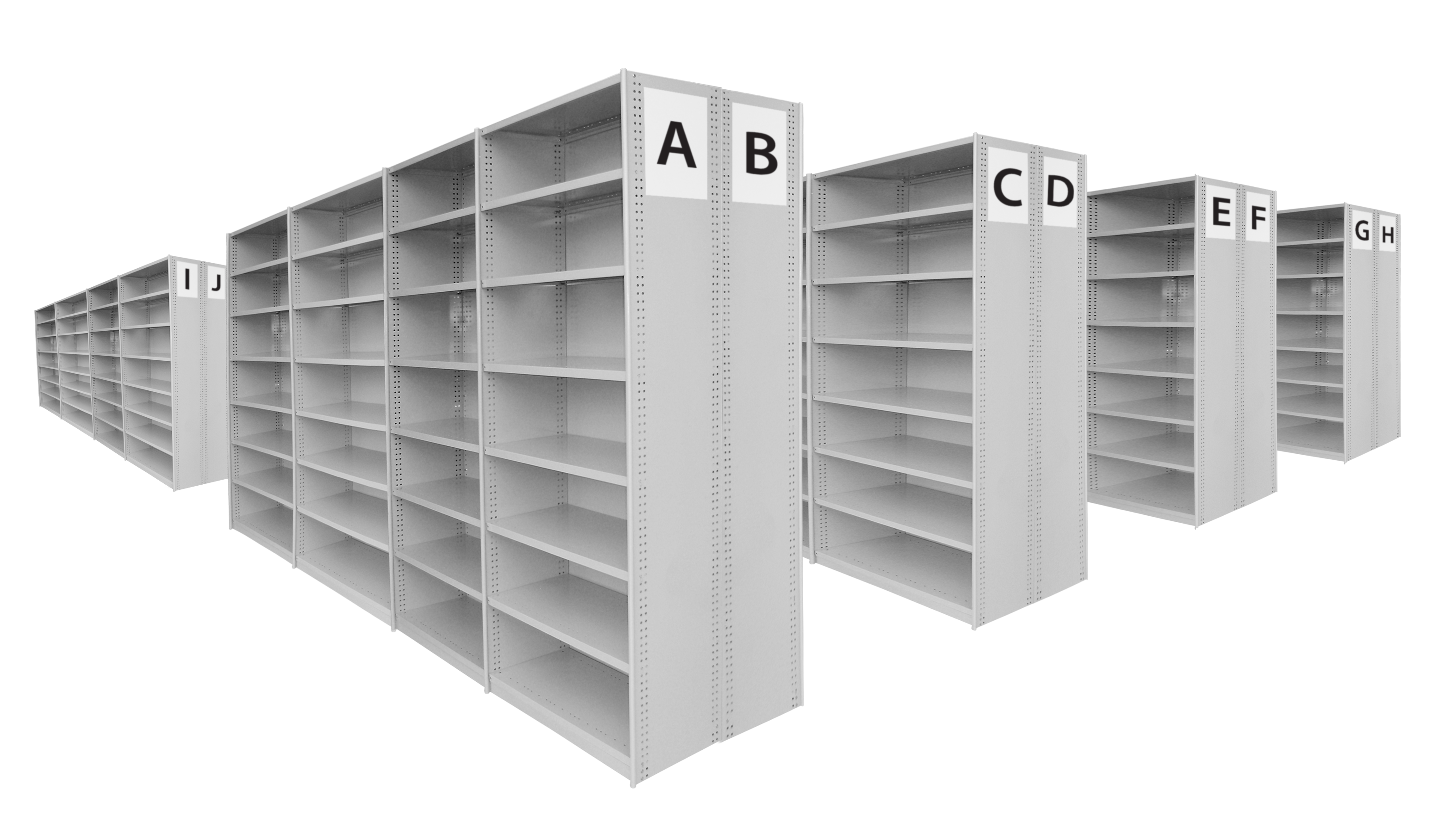 Rollpost Shelving Bay