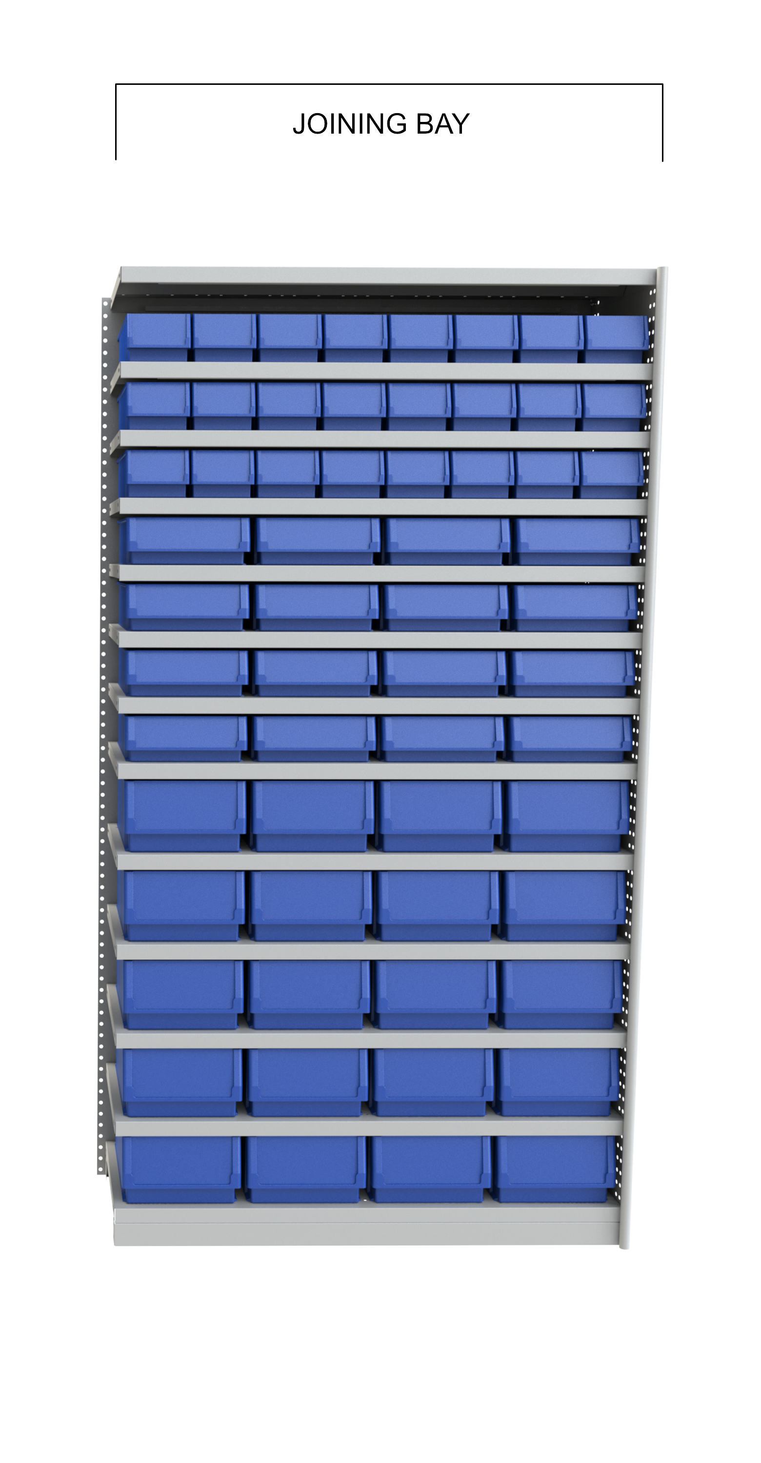 Mixed Bucket Shelving add On Bay Package
