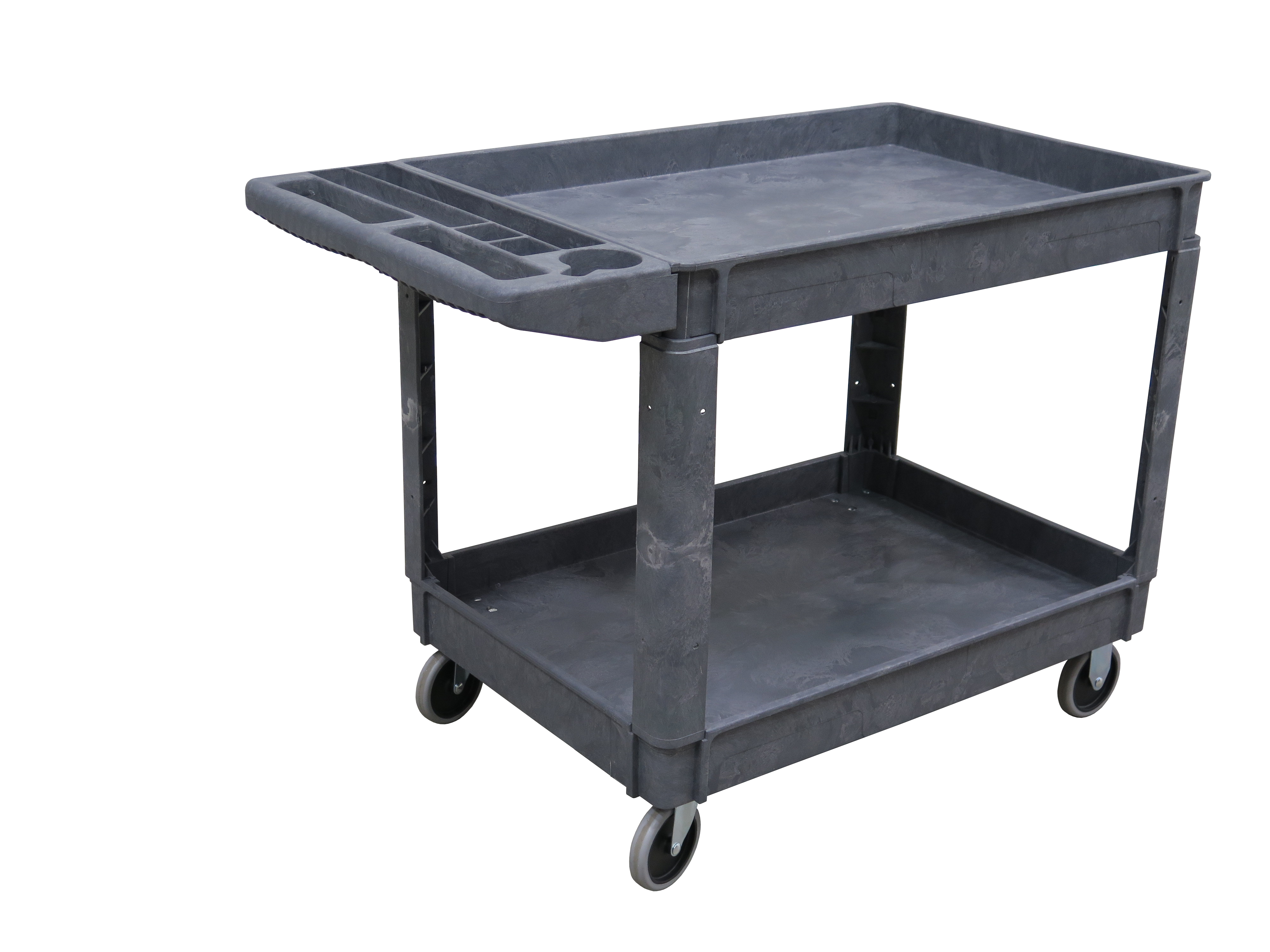 Plastic Warehouse Cart - 2 Tier