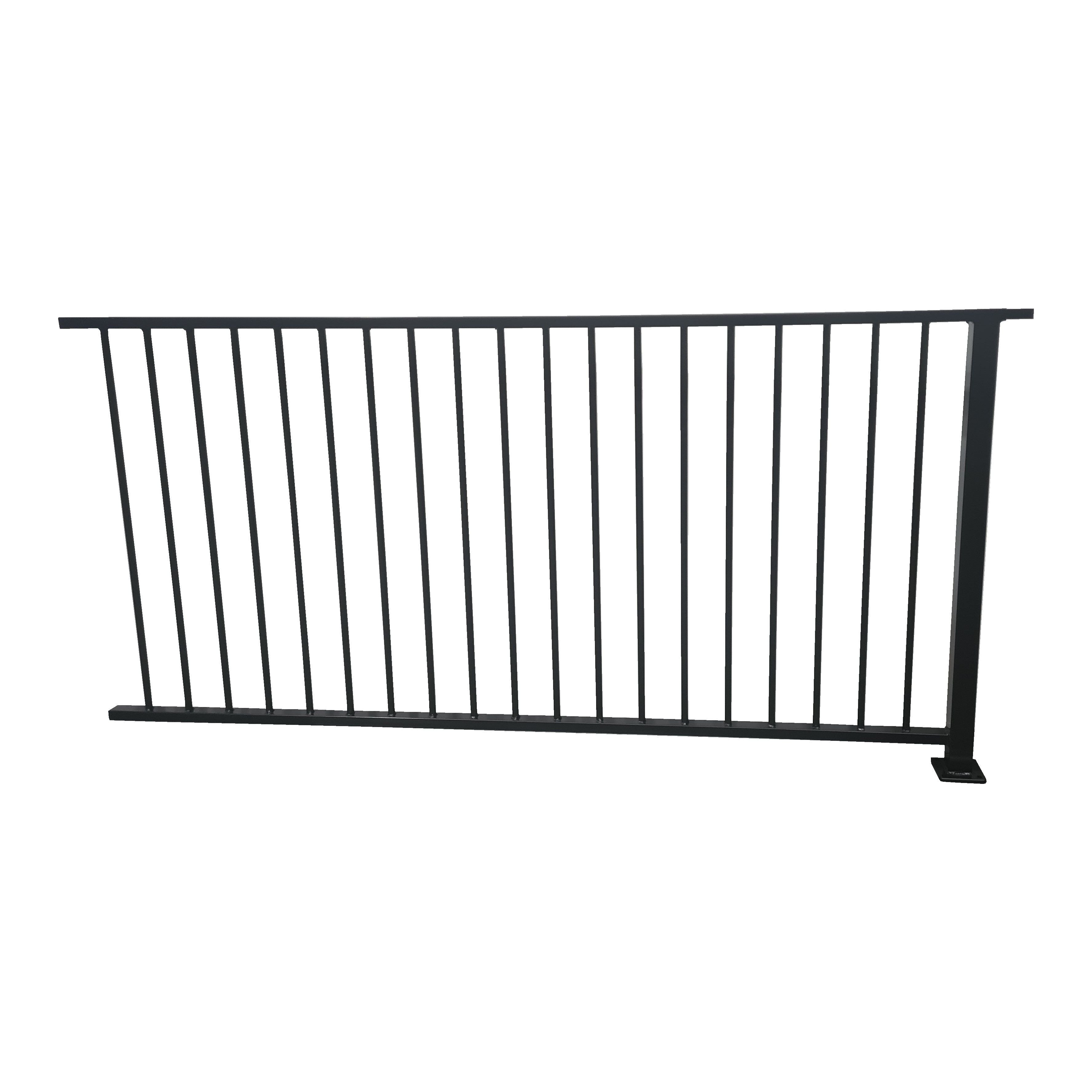 ReadyRack Balustrade Panel with Post For Mezzanine Floor