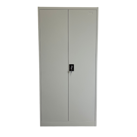 2 Door Lockable Cabinet Light Grey - 4 adjustable shelves