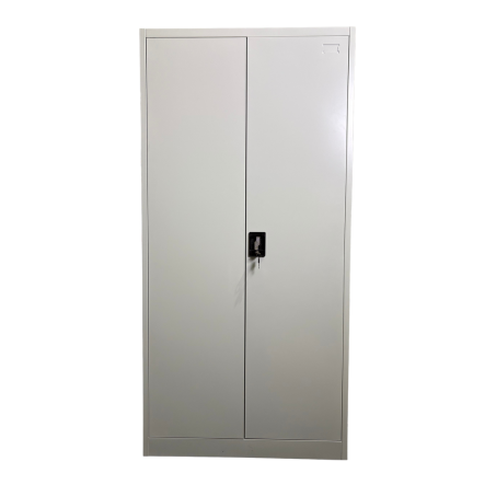 2 Door Utility Lockable Cabinet with 5 Compartments - Light Grey
