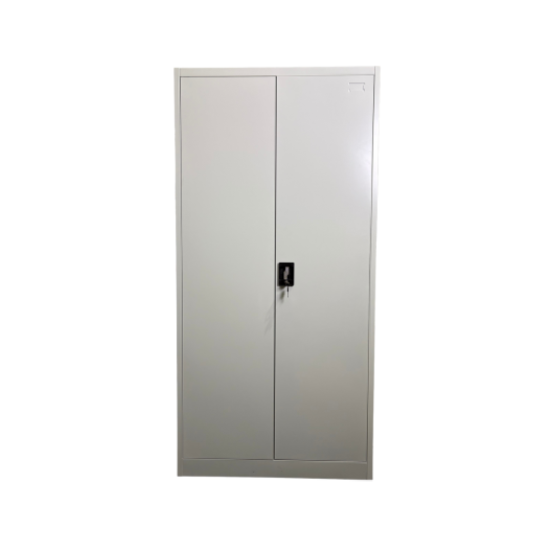 2 Door Utility Lockable Cabinet with 5 Compartments - Light Grey