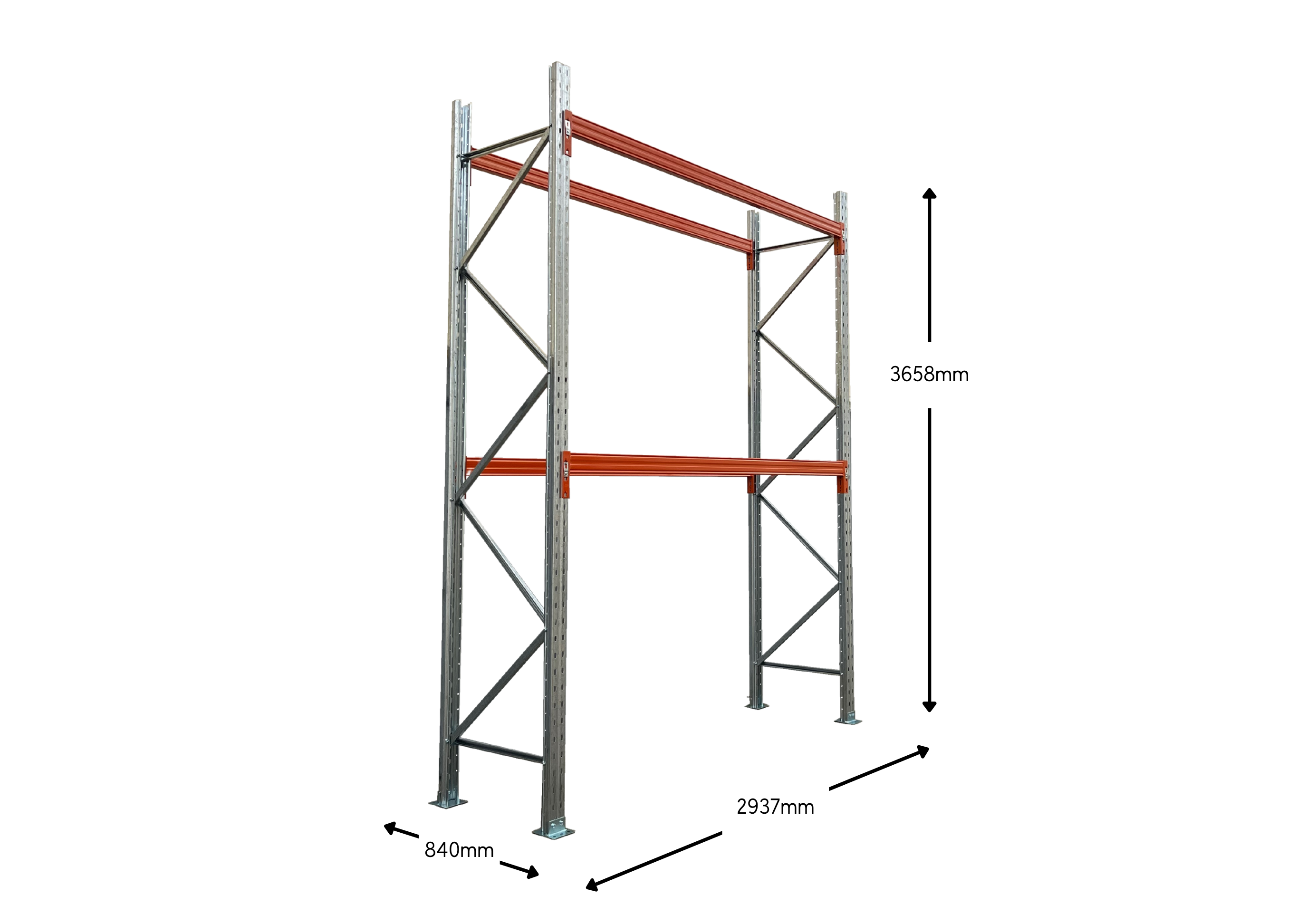Selective Pallet Racking Single Bay Package