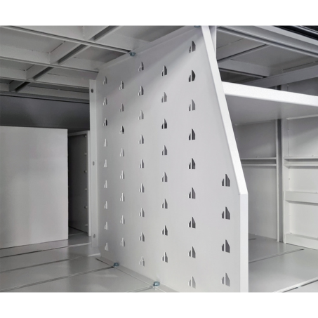 Internal Angled Front Divider for Aluminium Canopy