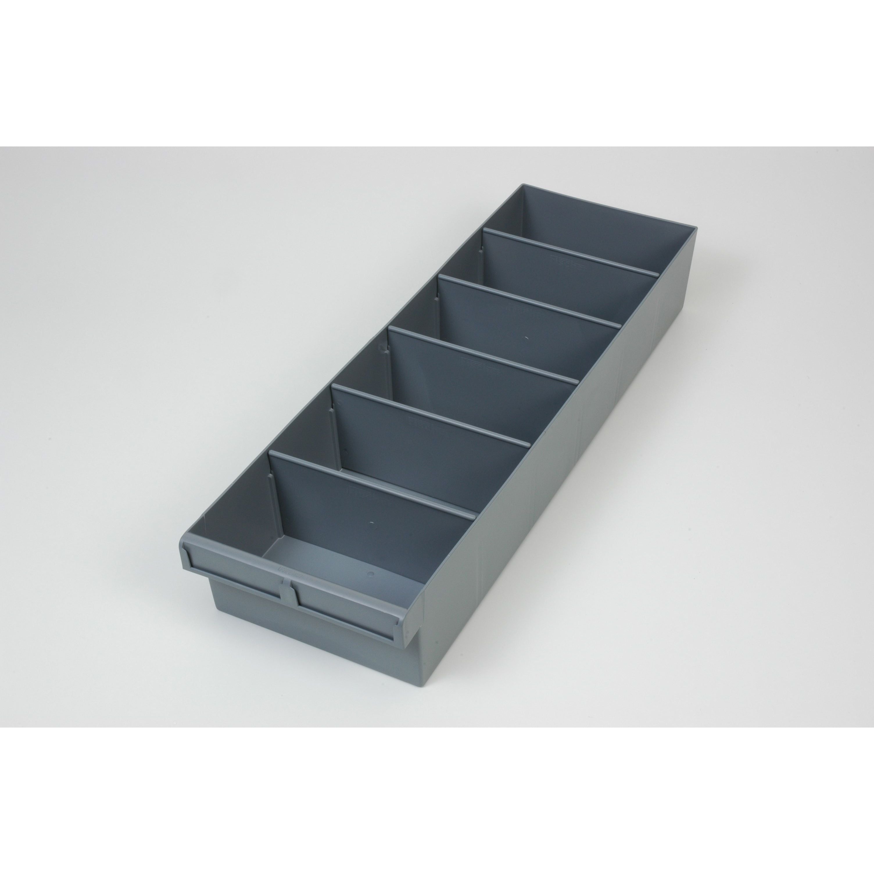 ReadyRack Spare Parts Tray 200x100x600 (Bulk) Grey Pack of 6