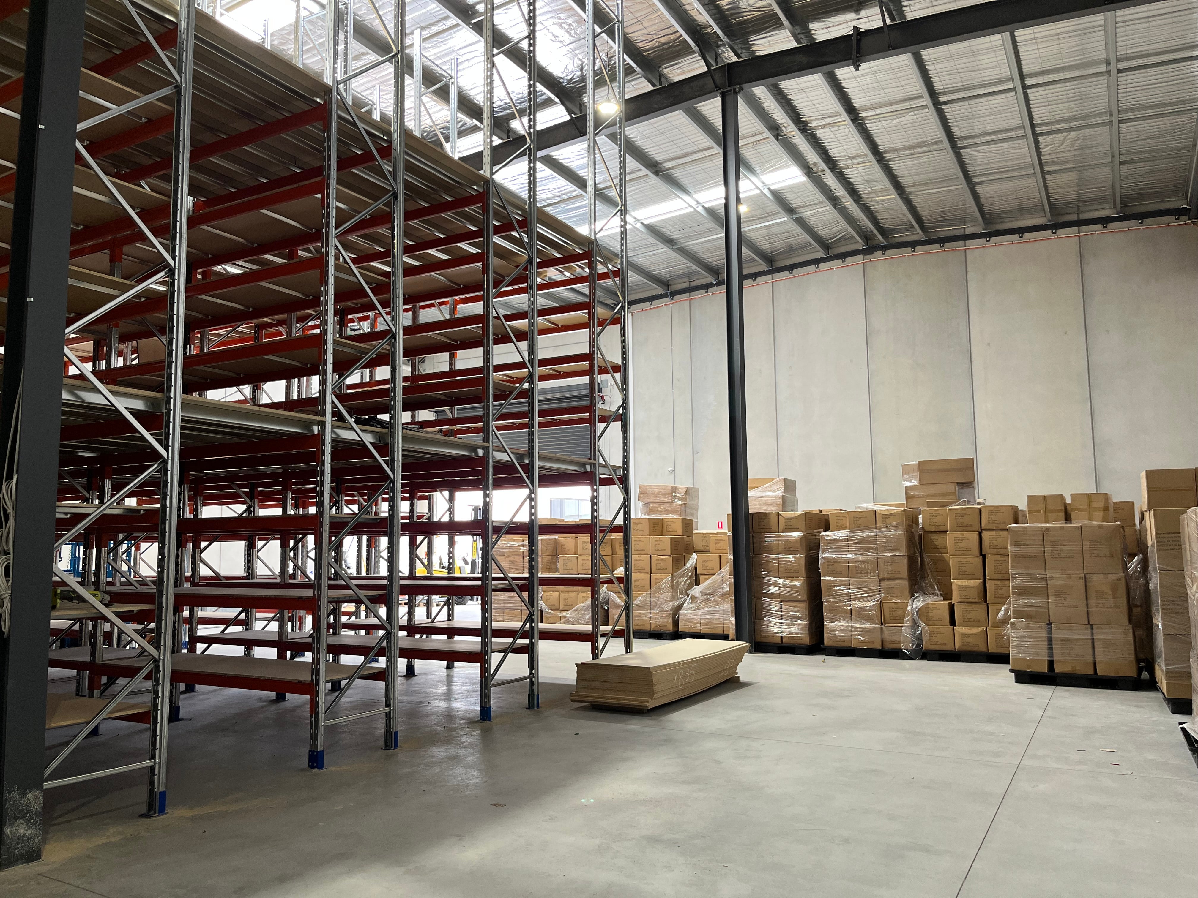 Warehouse Storage Upgrade with a Rack Supported Mezzanine Floor