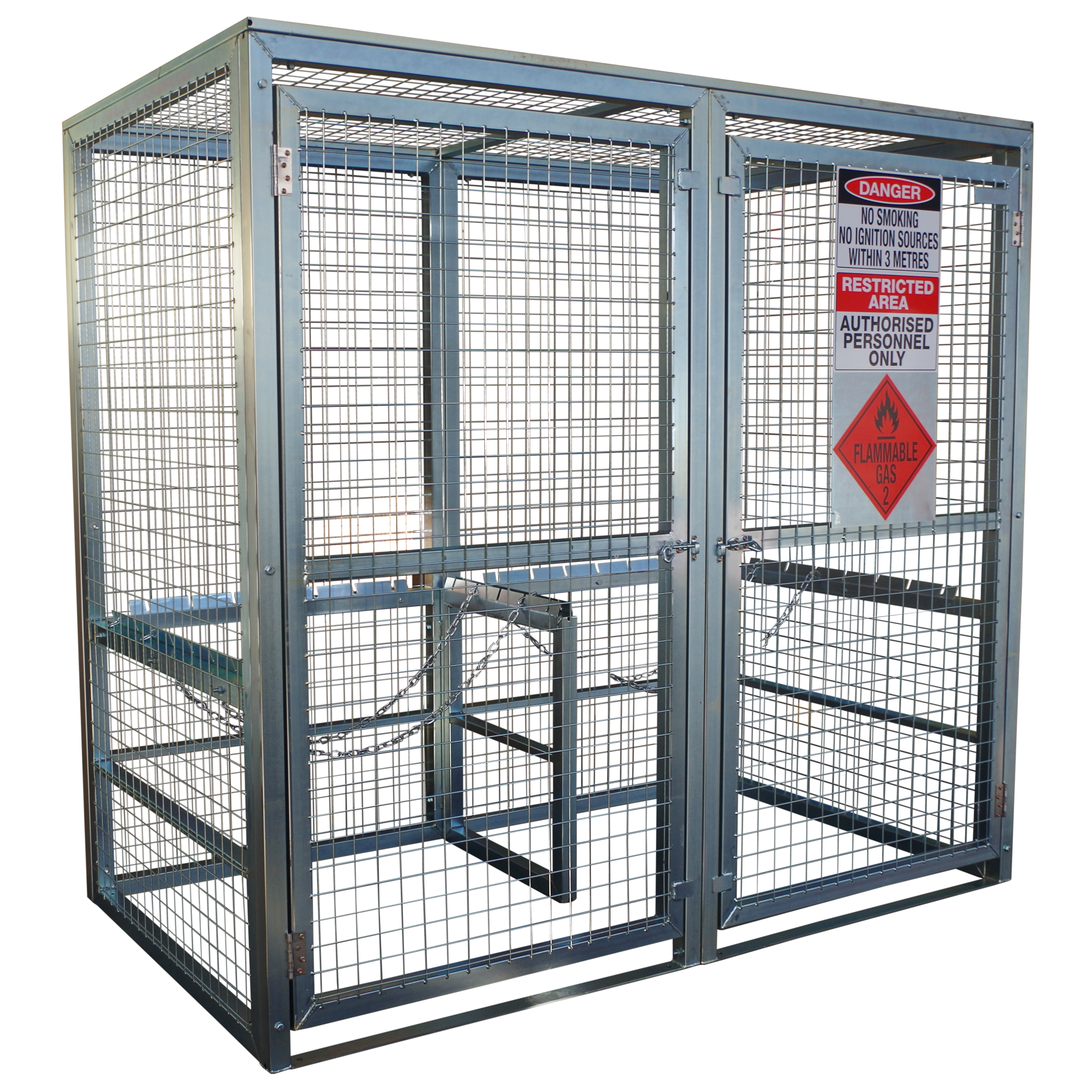 Gas Cages for Safe Storage