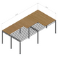 Mezzanine Floor 50m2 Kit