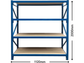 Longspan Shelving Starter Bay With 4 Levels