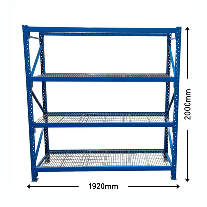 Longspan Cool Room Shelving Starter Bay 2000mm High x 600mm Deep