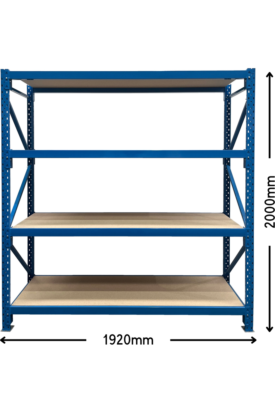 Garage Shelving Starter Bay With 4 Levels
