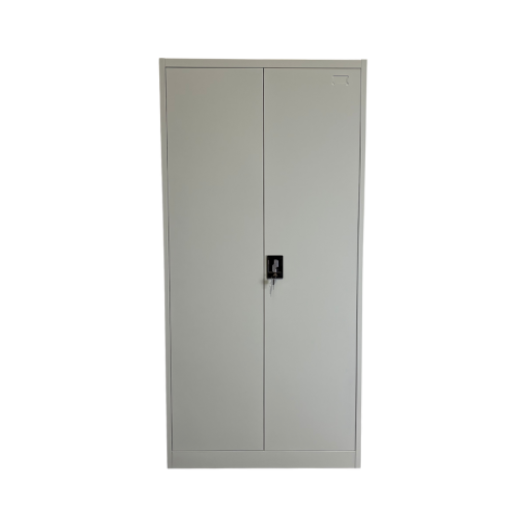 2 Door Lockable Cabinet Light Grey - 4 adjustable shelves