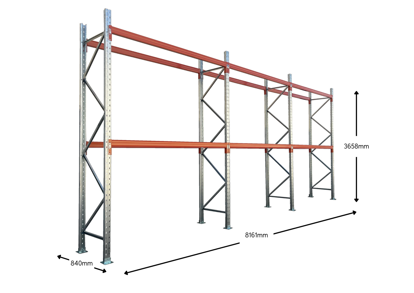 Pallet Racking Four Bay Package