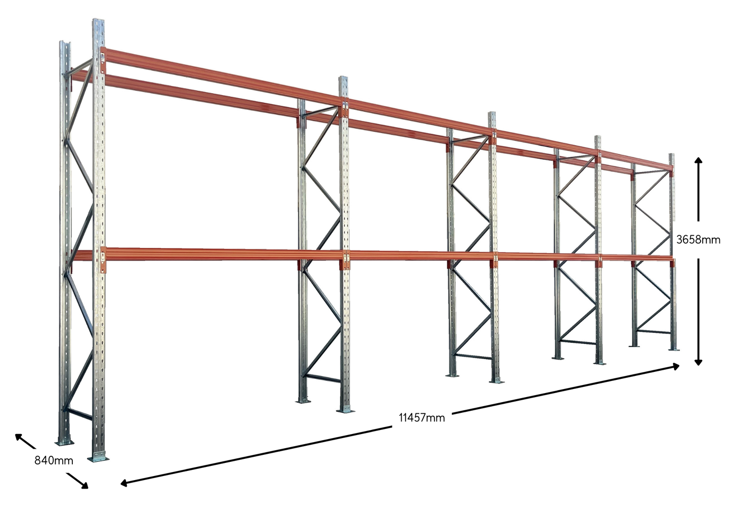 Pallet Racking Four Bay Package