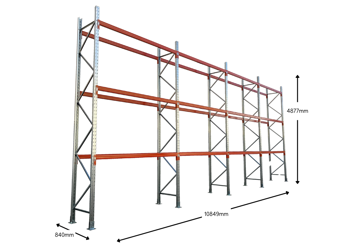 Pallet Racking Four Bay Package