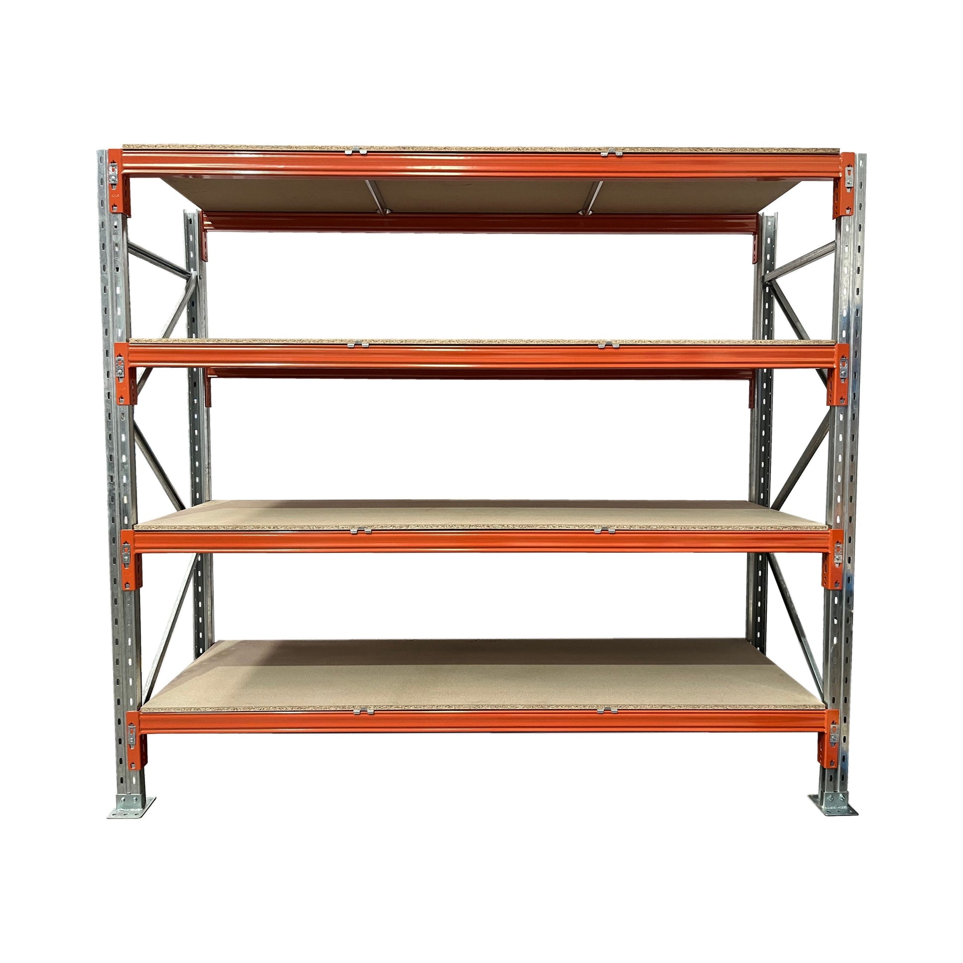 ReadyRack Heavy Duty Shelving Starter Bay 2438mm high with board