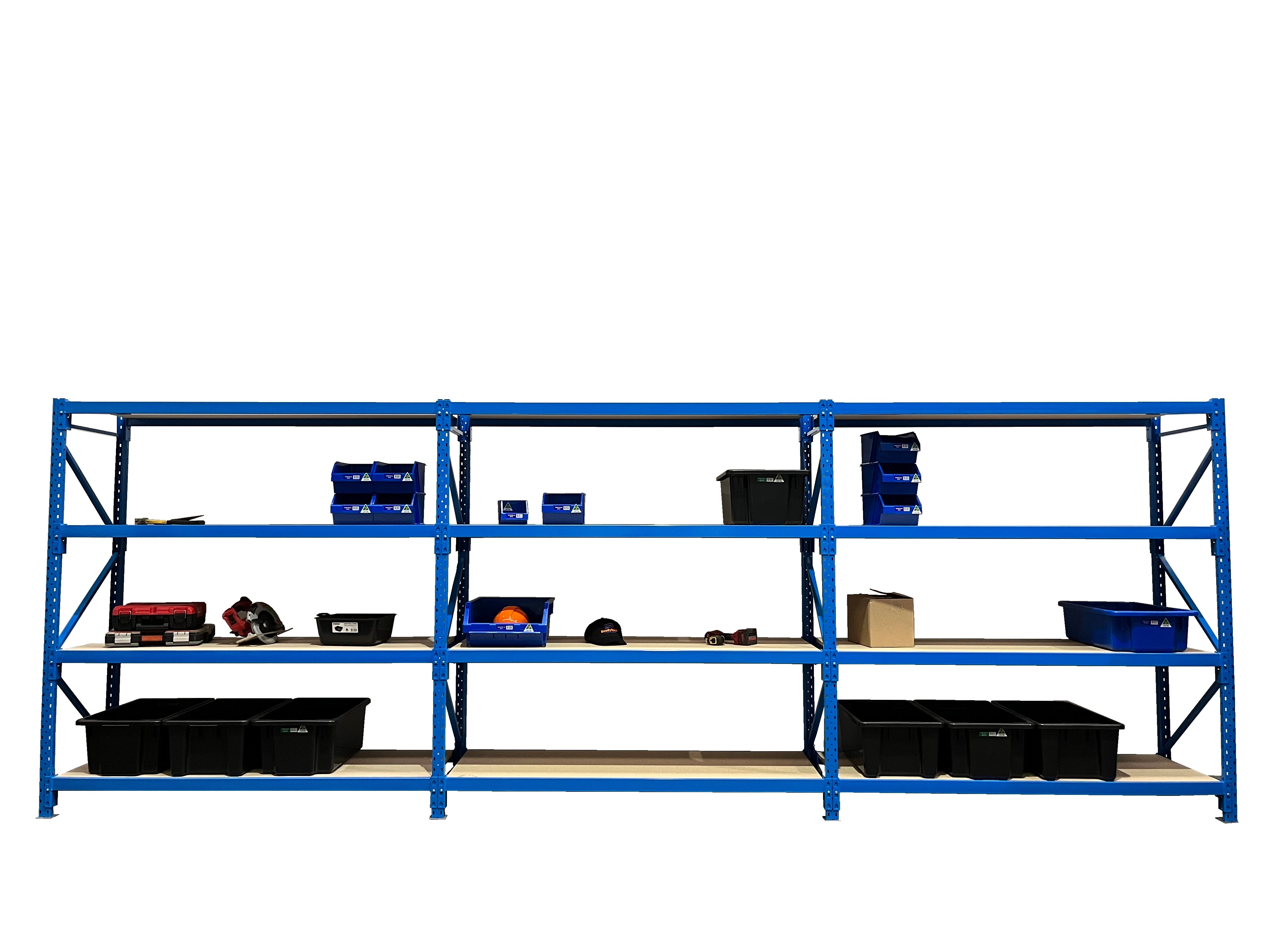 Long Span Shelving 3 Bay -Package 4