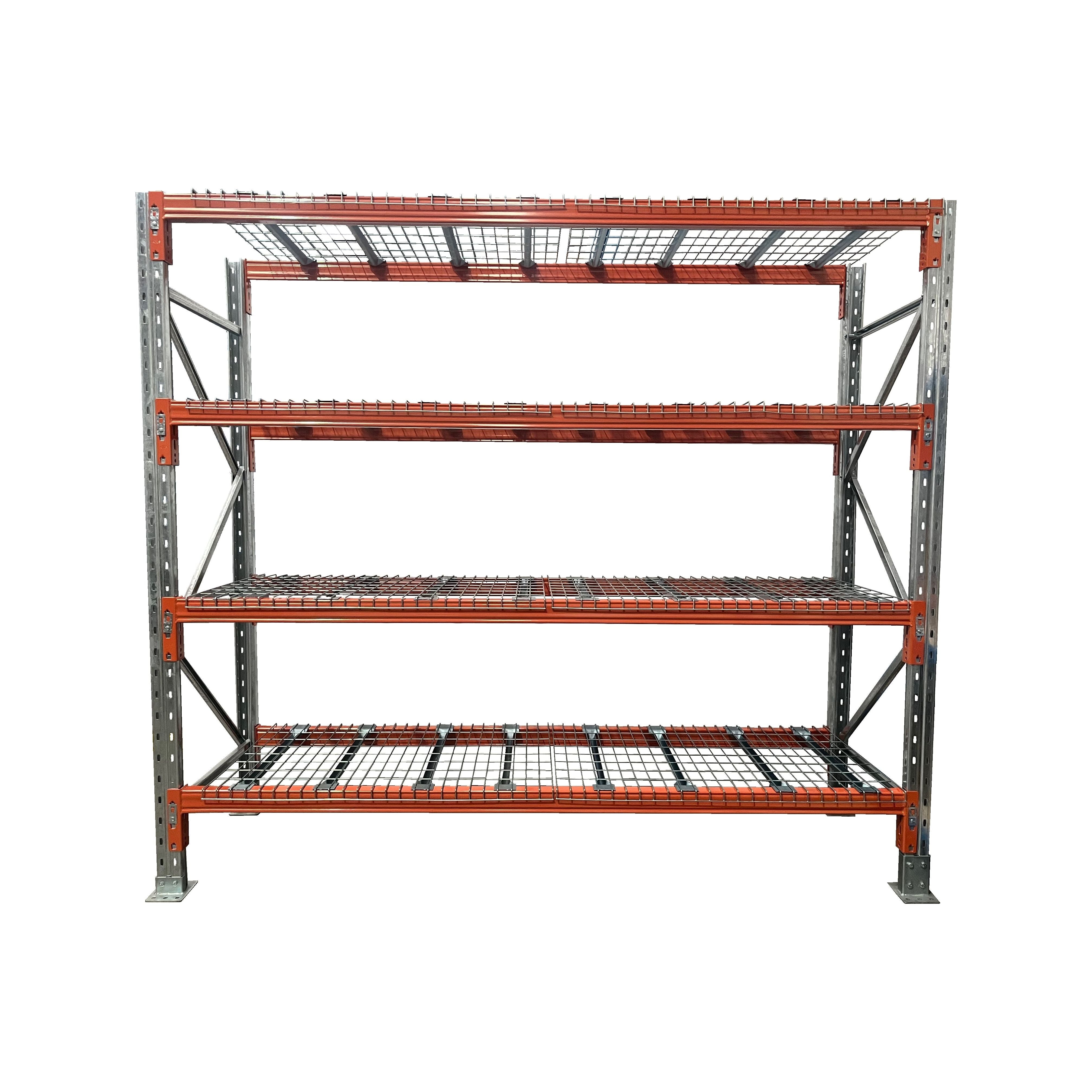 ReadyRack Pallet Racking Starter Bay 2438mm high with mesh