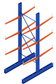 Medium Duty Cantilever Racking - Starter Bay Double Sided