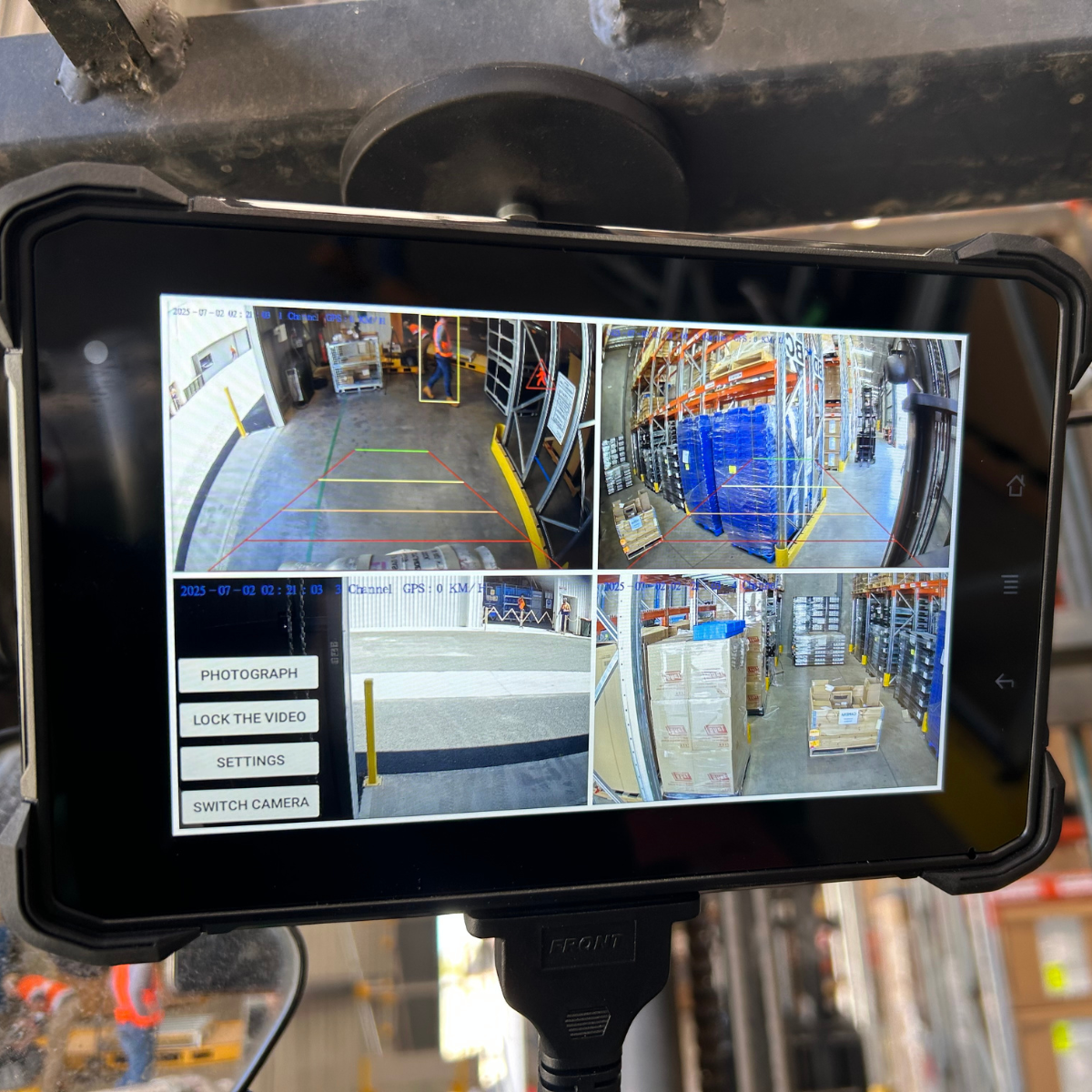ReadyRack 
Forklift Safety Camera with AI Pedestrian Detection 