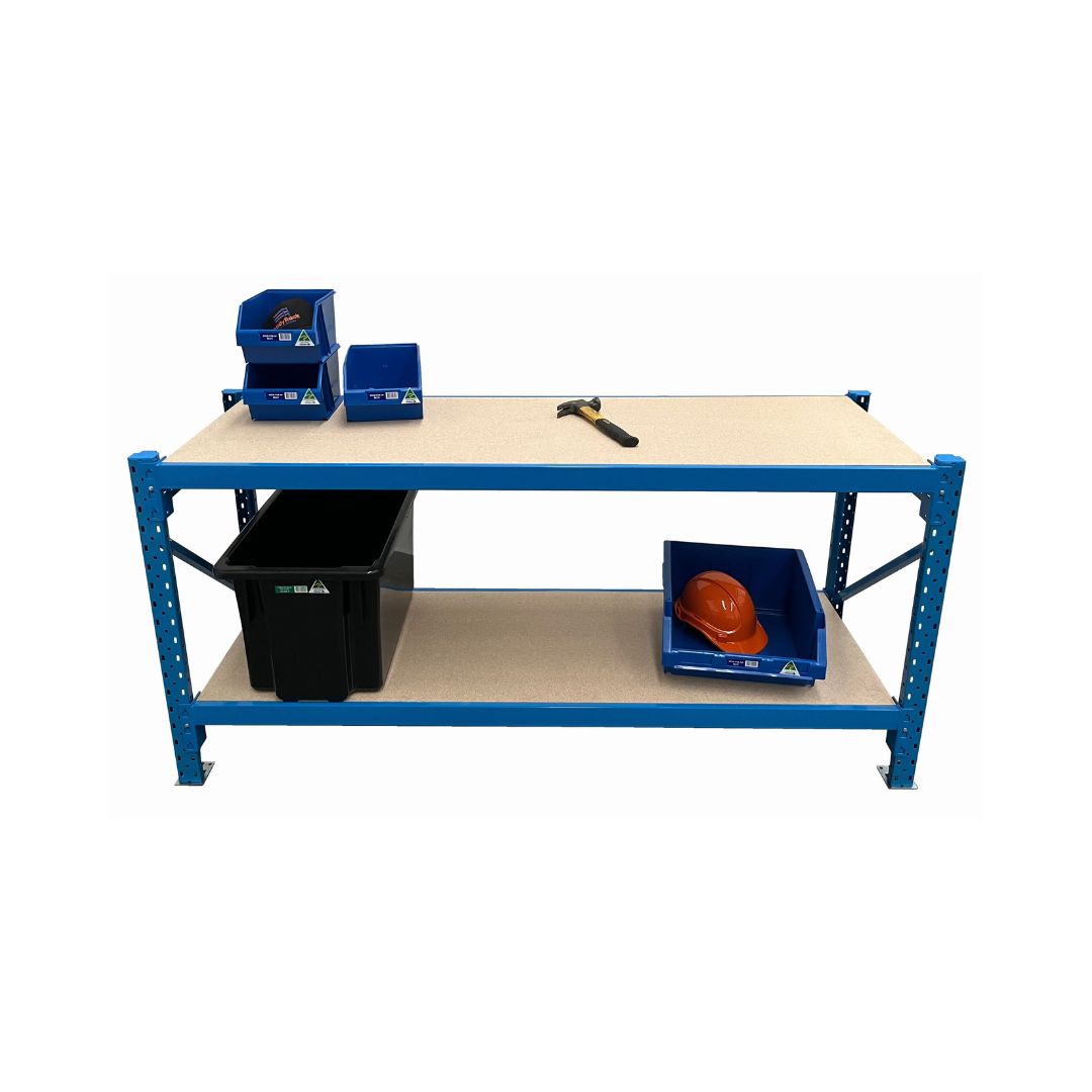 ReadyRack Long Span Workbench with Bottom Shelf