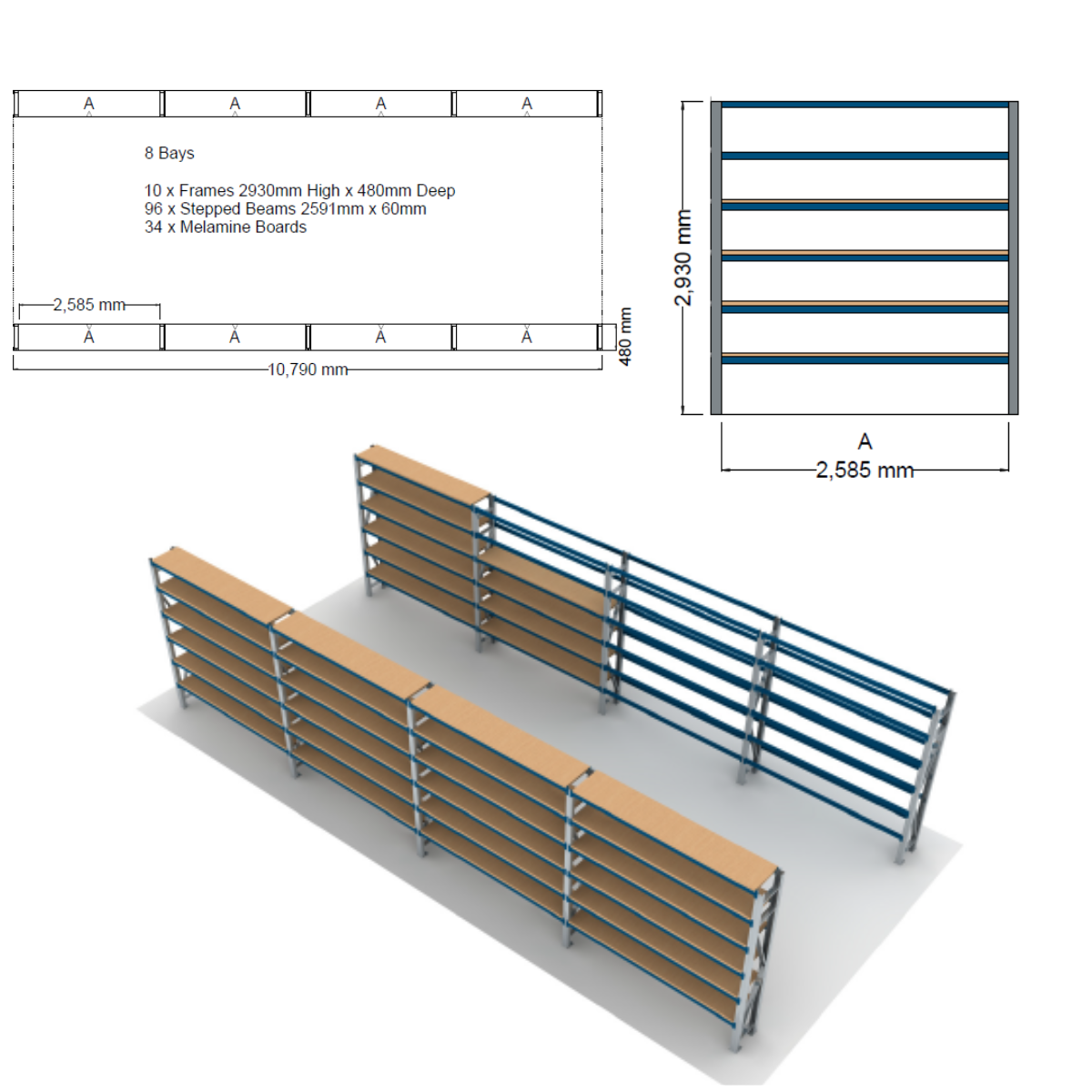 Second Hand Shelving