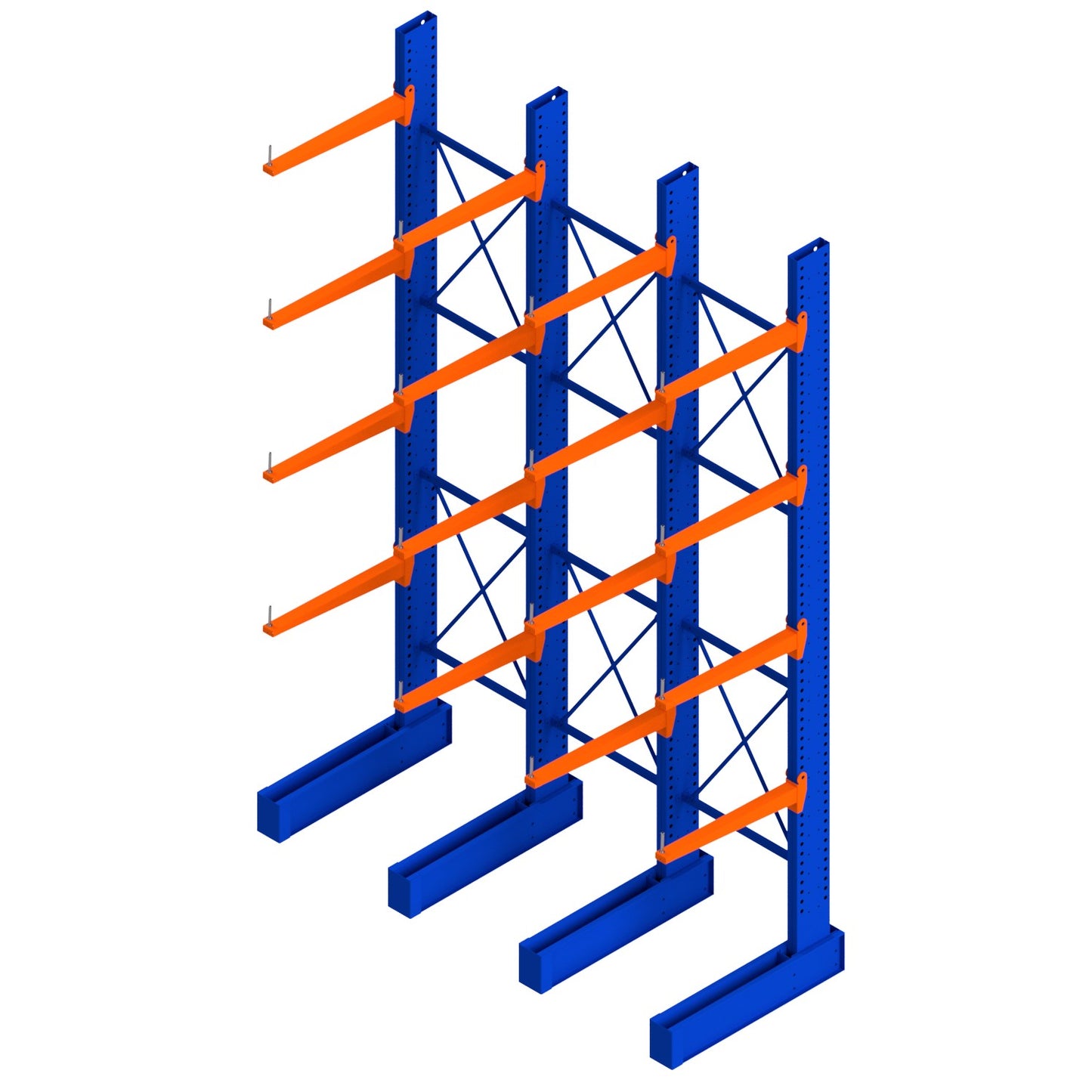 Heavy Duty Cantilever Three Bay Run