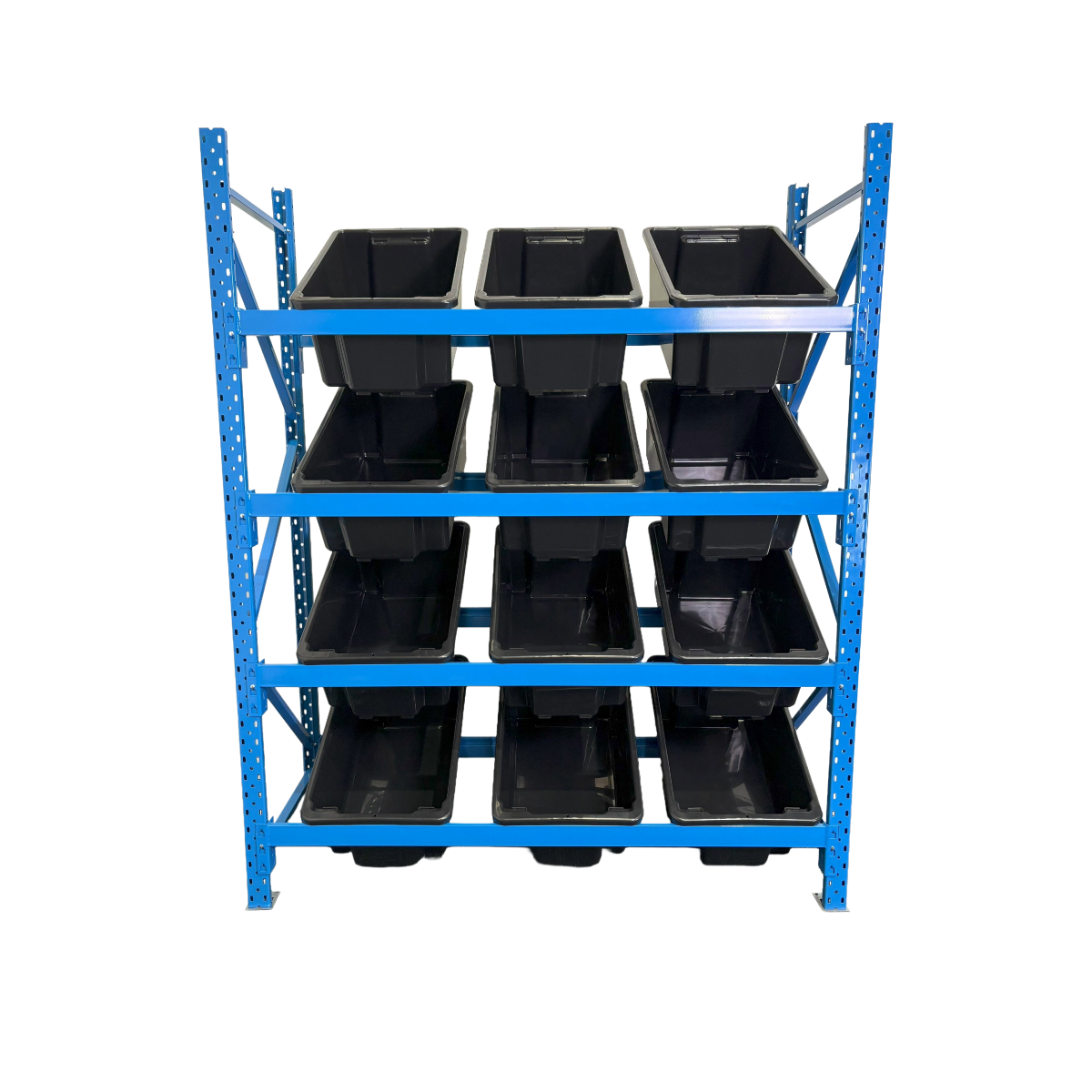Long Span Shelving Package With Tubs 2000mm High