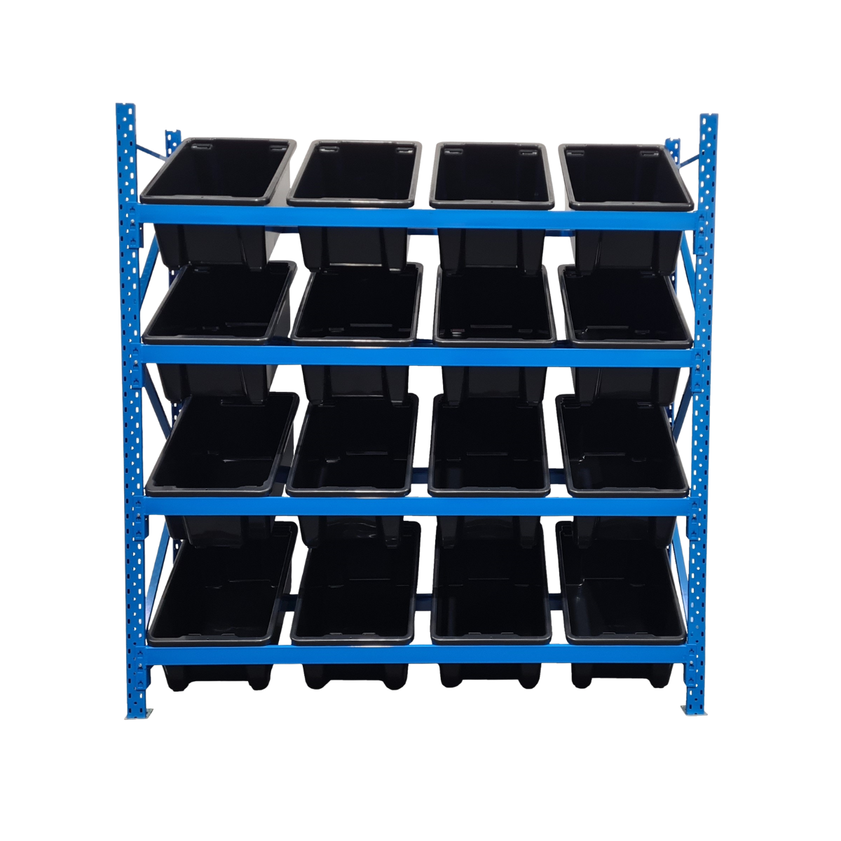 Long Span Shelving Package With Tubs 2000mm High