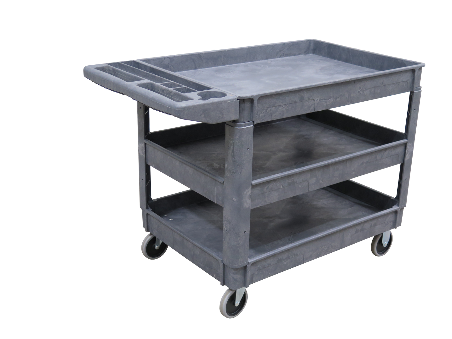 Plastic Warehouse Cart - 3 Tier