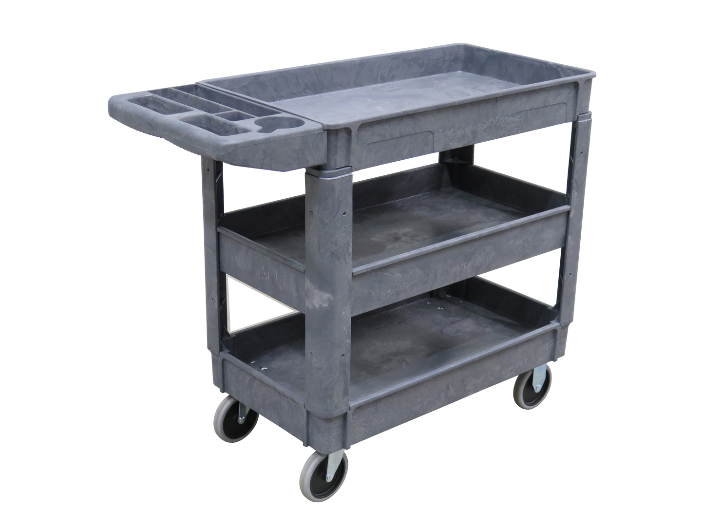 Plastic Warehouse Cart - 3 Tier