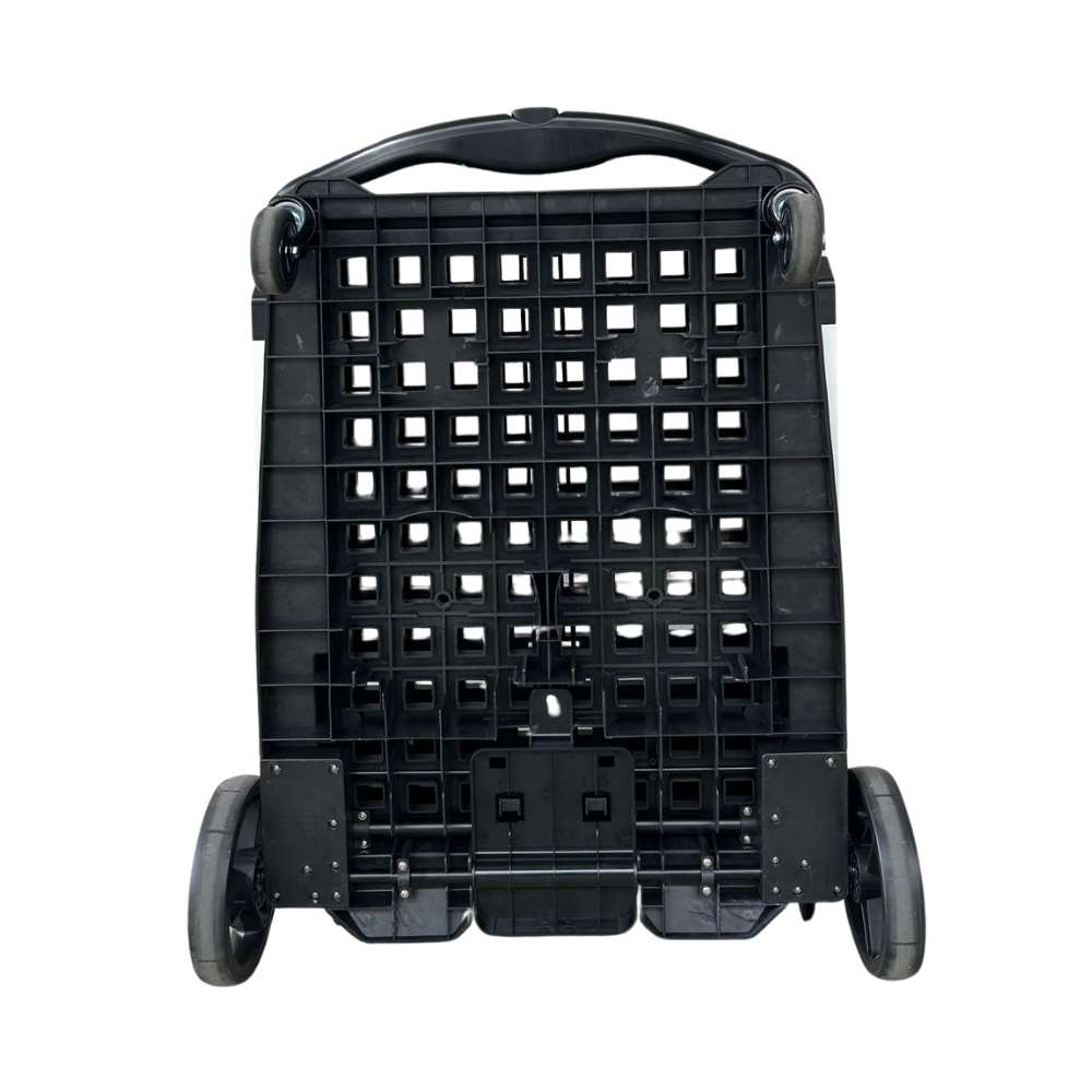 50Kg Rated Portable Aluminium Folding Trolley With Crate