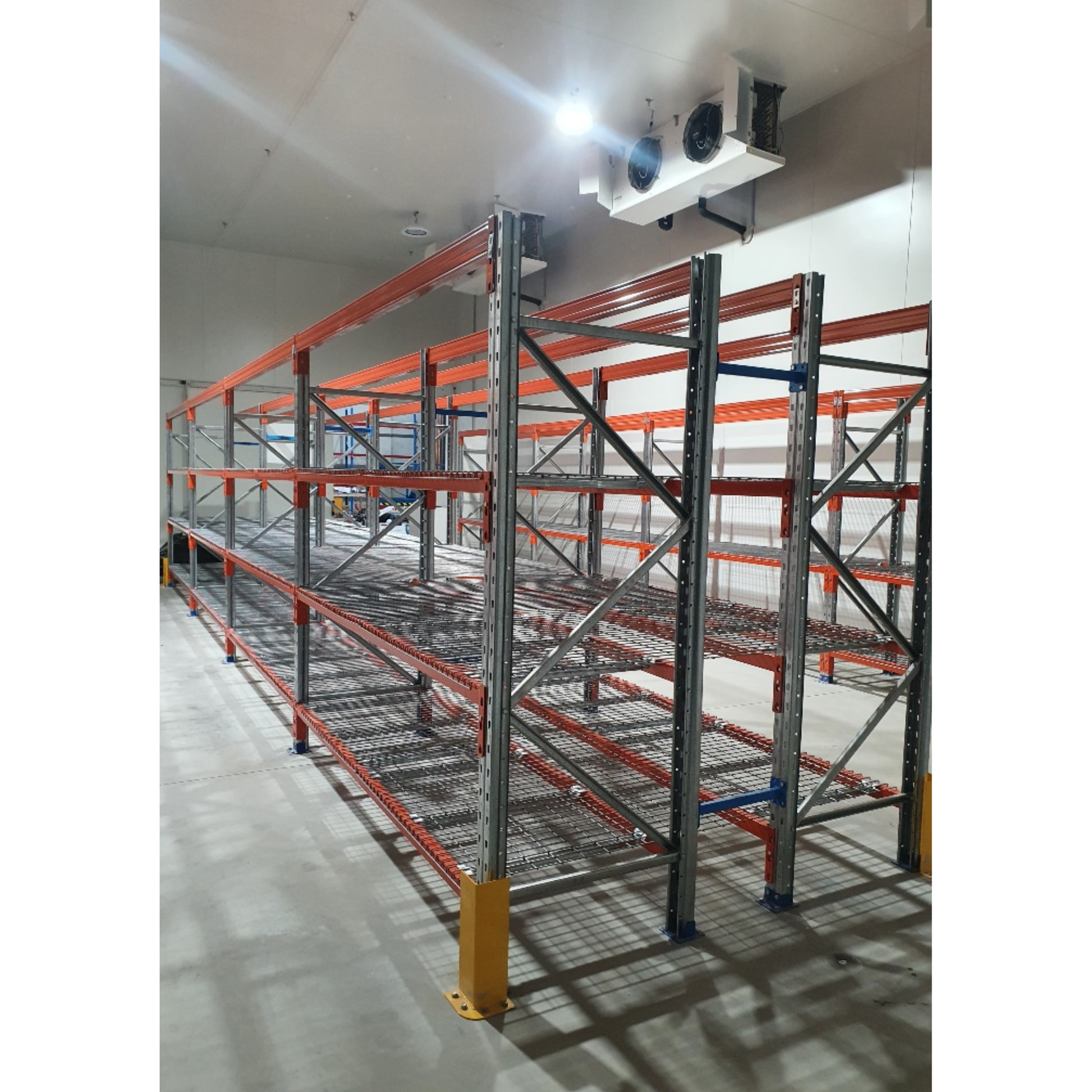 ReadyRack Pallet Racking Starter Bay 2438mm high with mesh