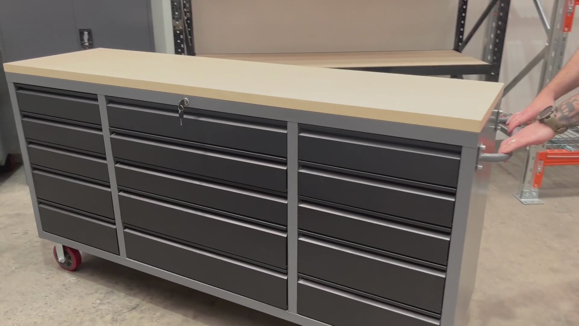 ReadyRack Workshop Mobile Tool Station Base Unit