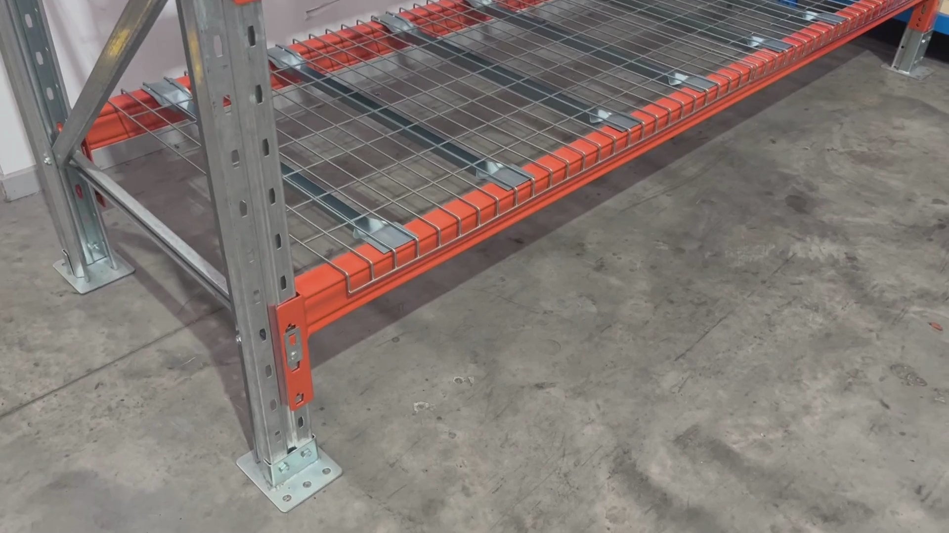 ReadyRack Pallet Racking Starter Bay 2438mm high with mesh