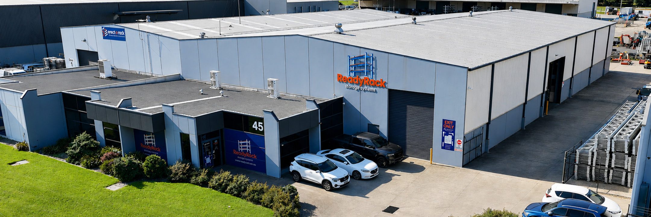 ReadyRack warehouse storage solutions: pallet racking and shelving available Australia-wide