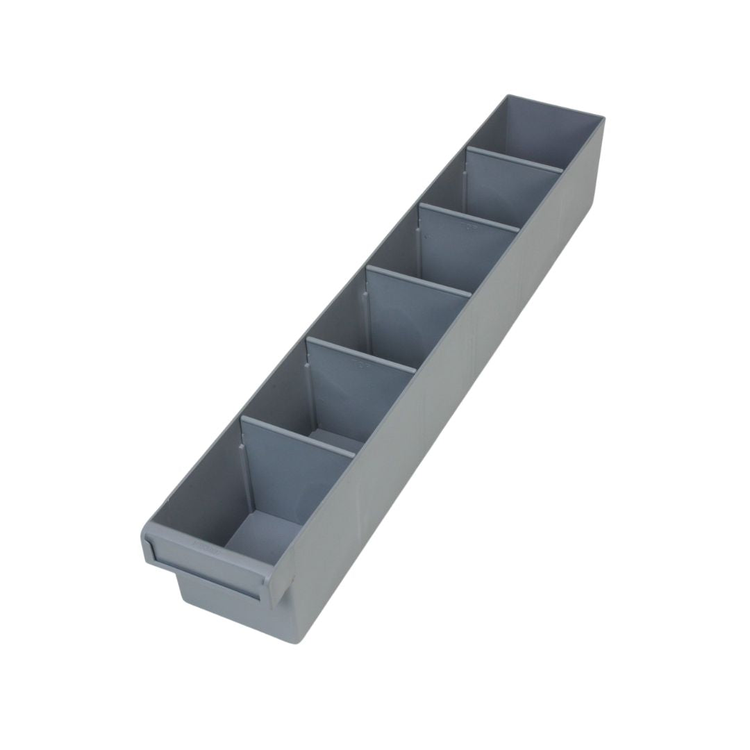 ReadyRack Spare Parts Tray 100x100x600 (Bulk) Grey Pack of 12