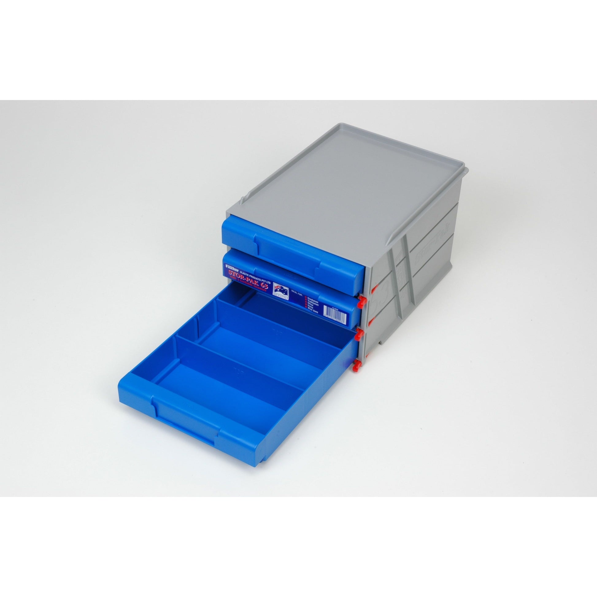 ReadyRack Stor-Pak 63 Blue - Pack of 3