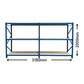 ReadyRack Long Span Shelving 2 Bay Package