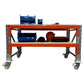 ReadyRack Pallet Racking Workbench 1550mm second level on castors