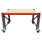 ReadyRack Pallet Racking Workbench 1550mm single level on castors